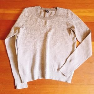 Grey Express Long Sleeve Sweater Size Large